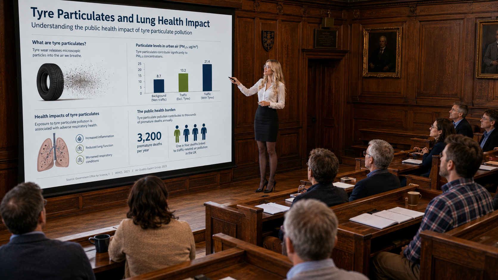 Tyre particulates and lung health presentation
